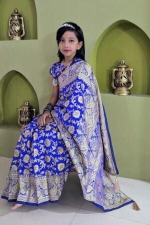 বেনারসি কাতান শাড়ি