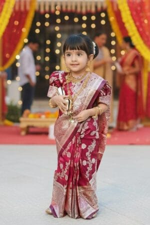 বেনারসি কাতান শাড়ি